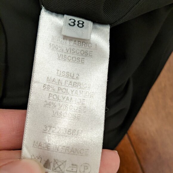 Balmain women's black dress in size 38 - Picture 6 of 14